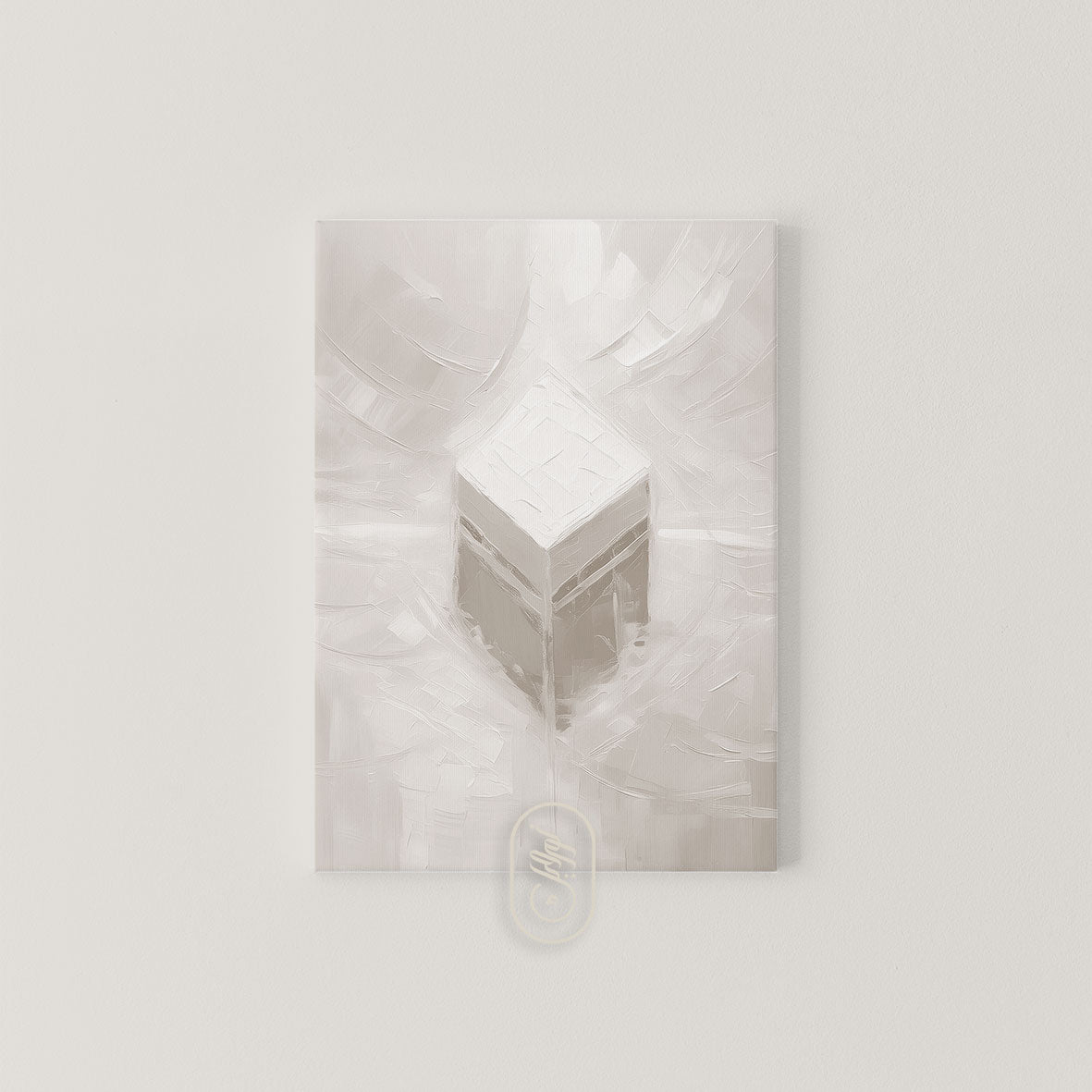 CANVAS | Modern Beige Abstract | Kaaba #2