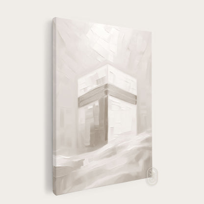 CANVAS | Modern Beige Abstract | Kaaba #1