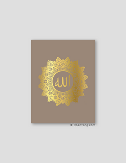 FOIL POSTER | Allah Mandala, Cashmere