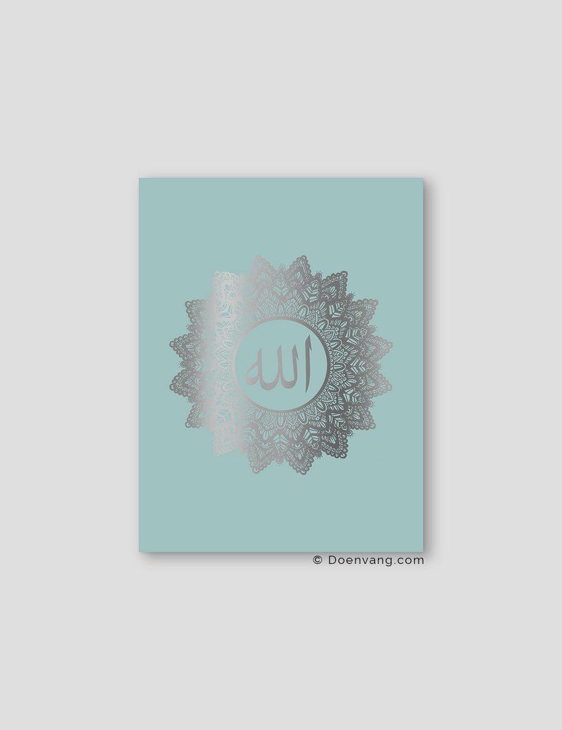 FOIL POSTER | Allah Mandala, Celeste