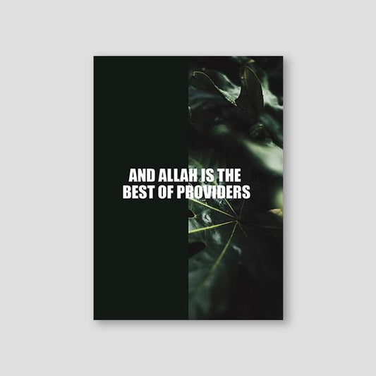 Allah, The Best of Providers - Doenvang