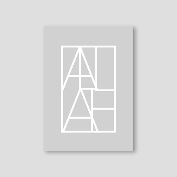 Allah Square, Grey - Doenvang