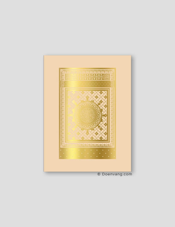 FOIL POSTER | An Nabawi Door, Sabbia Background