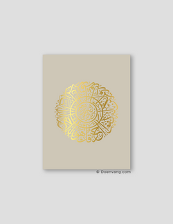 FOIL POSTER | Al Ikhlas Round, Perla