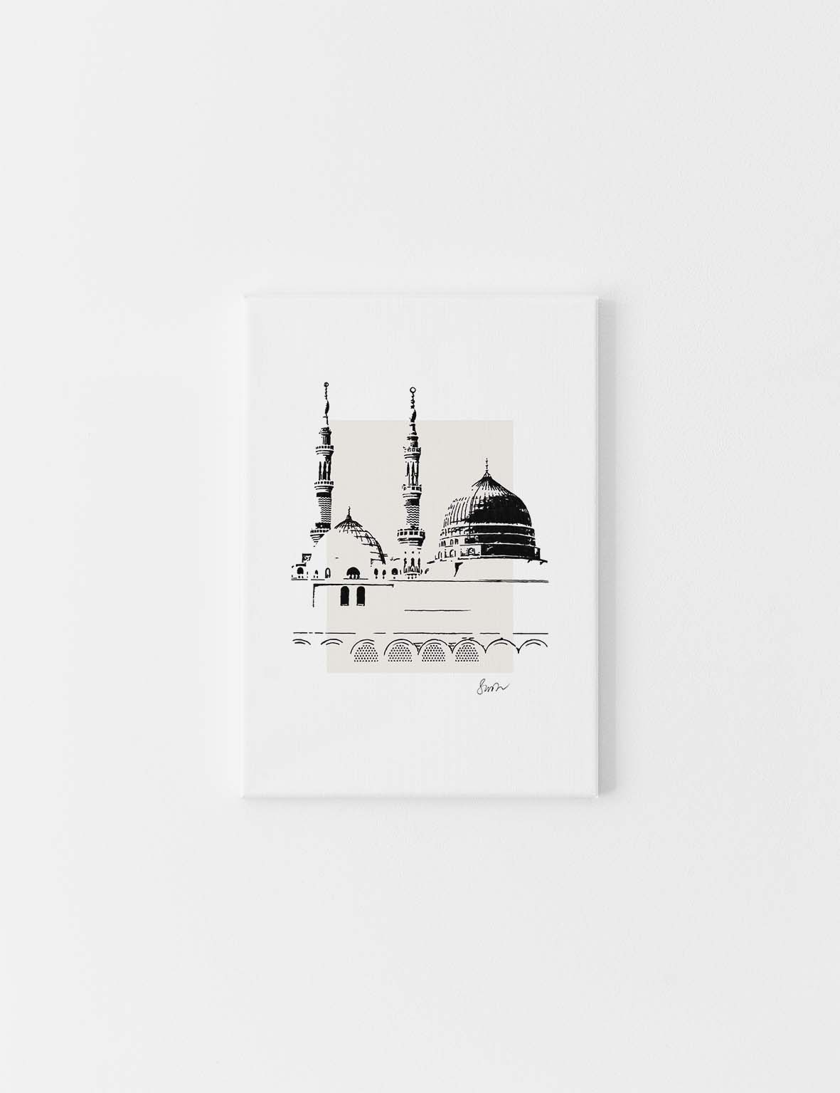 CANVAS | Handmade An Nabawi Ink drawing