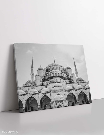 CANVAS | The Blue Mosque Grey | Turkey 2018