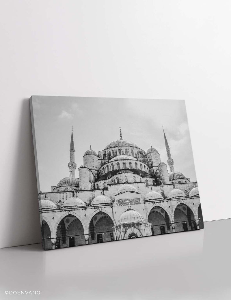 CANVAS | The Blue Mosque Grey | Turkey 2018