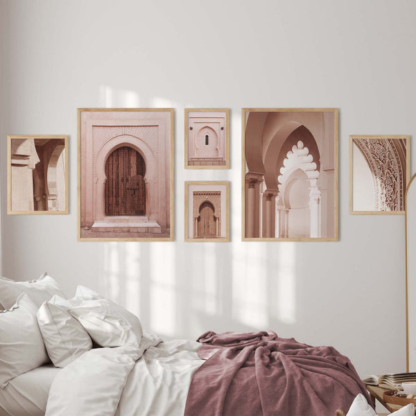 Soft Pink & Beige Morocco Combination | Various Sizes