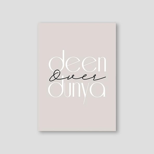 Deen over Dunya, Champagne - Doenvang