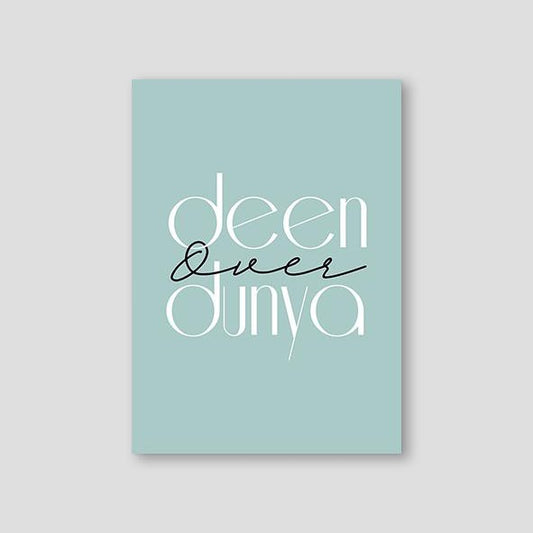 Deen over Dunya, Mint - Doenvang