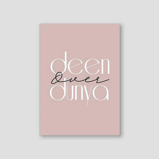 Deen over Dunya, Pink - Doenvang