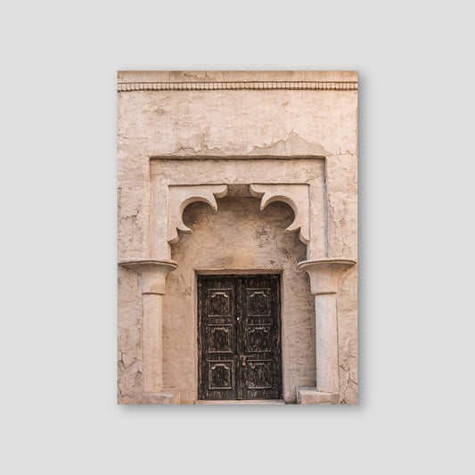 Dubai Old Town, Wooden Door Entrance - Doenvang