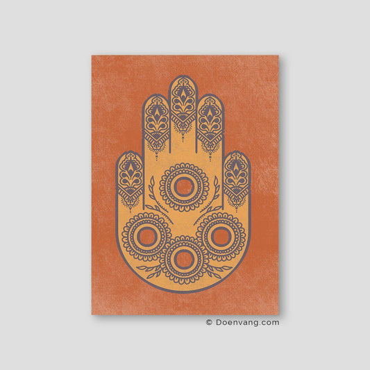 Fatimas Hand, Orange Vintage - Doenvang