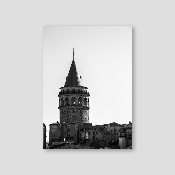 Galata Tower, Black and White - Doenvang