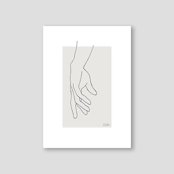 Hand Drawing #1 w/signature - Doenvang