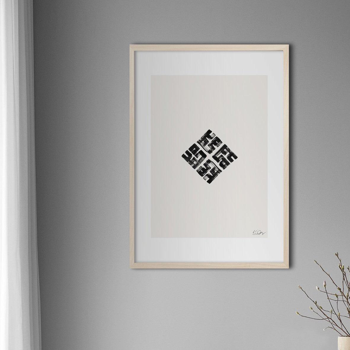 Handmade Muhammad (PBUH) Square - Doenvang