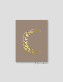 FOIL POSTER | Al Kursi Moon, Cashmere