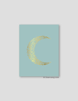 FOIL POSTER | Al Kursi Moon, Celeste