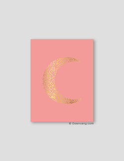 FOIL POSTER | Al Kursi Moon, Rose