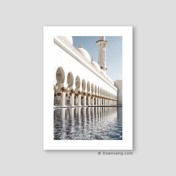 Sheikh Zayed Mosque Exterior Reflections, Abu Dhabi 2020