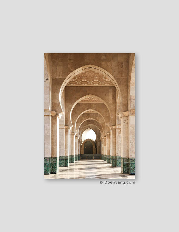 Casablanca Mosque Arches, Morocco 2021