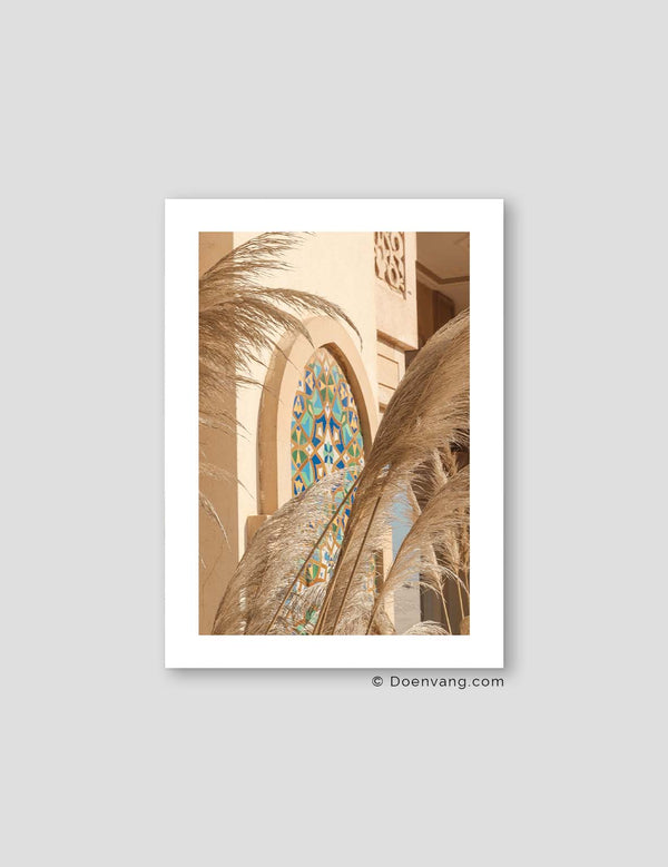 Casablanca Mosque Pampas Mosaic NO1, Morocco 2021