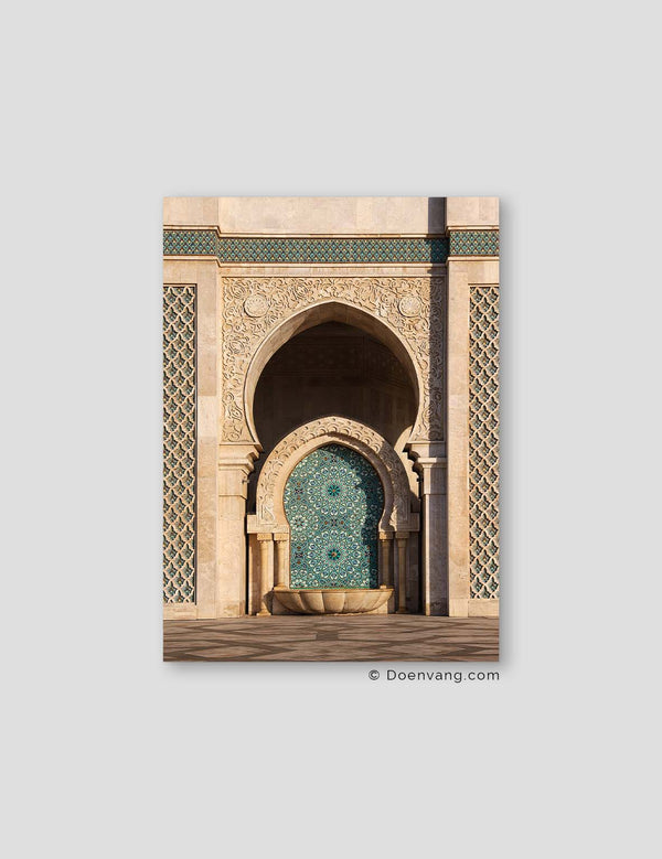 Casablanca Mosque Water Fountain, Morocco 2021