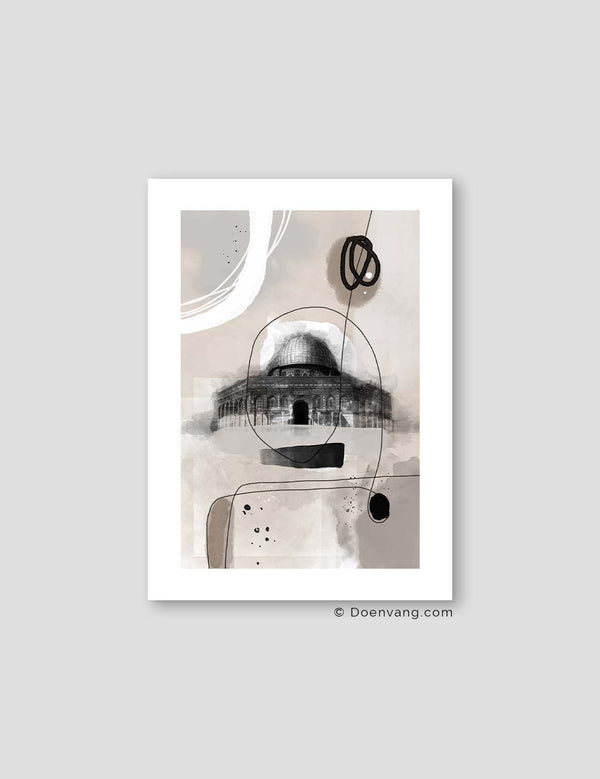 Dome of the Rock Scandinavian Abstract