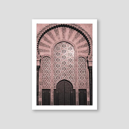 Casablanca Mosque Door, Pink - Doenvang