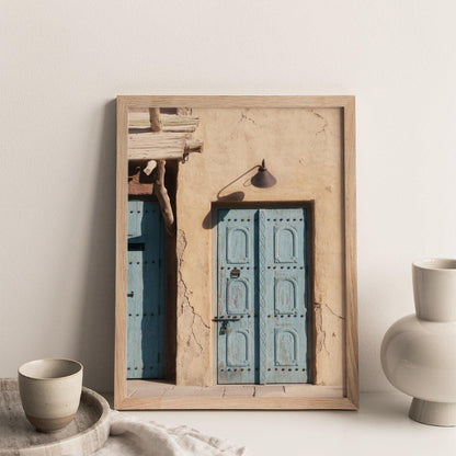 Old Town Light Blue Door, Dubai 2021