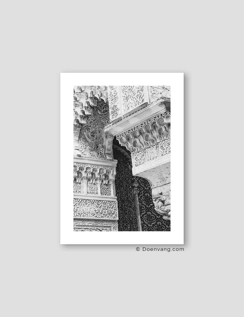 Moroccan Carvings Grey #3 | Morocco 2021