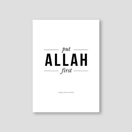 Put Allah First - Doenvang