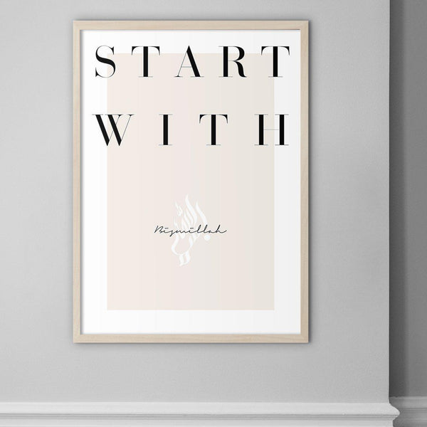 Start with Bismillah, Beige