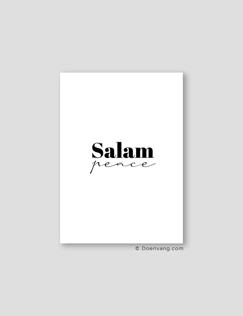 Salam Peace | Text Poster