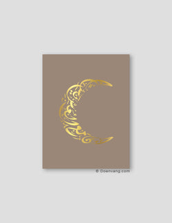 FOIL POSTER | Verily Moon, Cashmere