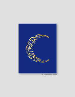 FOIL POSTER | Verily Moon, Iris