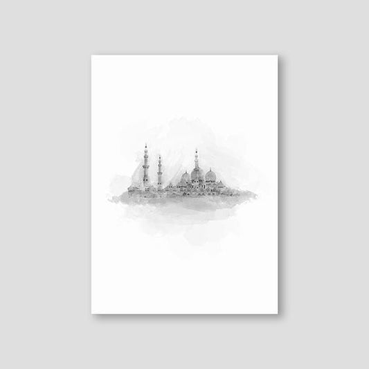 Sheikh Zayed, Watercolor - Doenvang