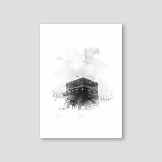 Al Haram Watercolor, Black and White - Doenvang