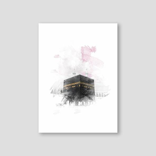 Al Haram Watercolor, Pink - Doenvang