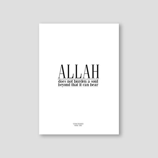 Allah Burden - Doenvang