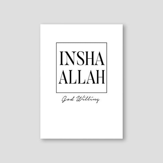 InshaAllah, God Willing - Doenvang